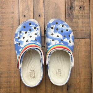 Crocs Kids' Blue Cloud Clogs